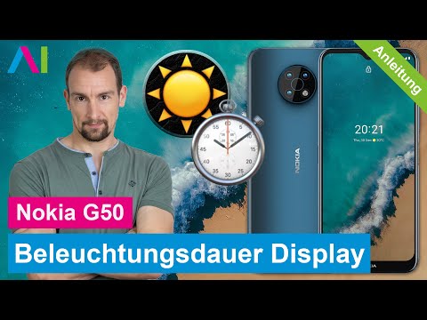 Nokia G50 - Beleuchtungsdauer Display • 📱 • 🔆 • ⏱ • Anleitung | Tutorial