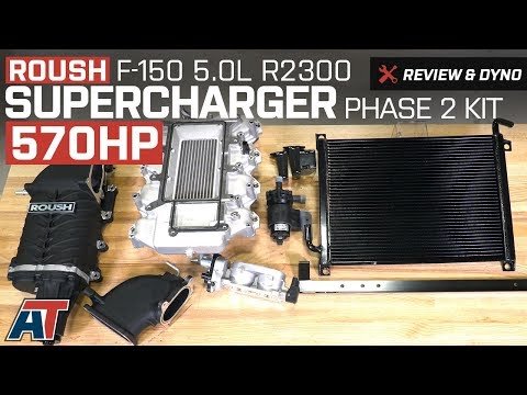 2011-2014 F150 5.0L Roush R2300 570 HP Supercharger - Phase 2 Kit Review & Dyno