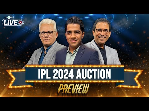 Cricbuzz Live, IPL 2024 Auction: Preview ft. Harsha Bhogle, Joy Bhattacharjya