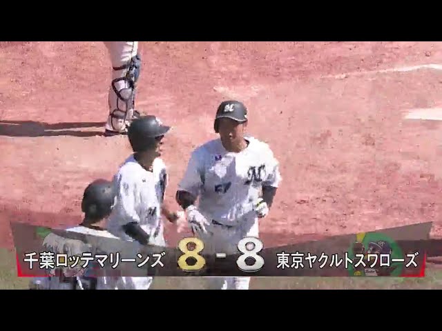 【ファーム】起死回生の一発!! マリーンズ・香月一の同点2ラン!! 2018/7/20 M-S(ファーム)