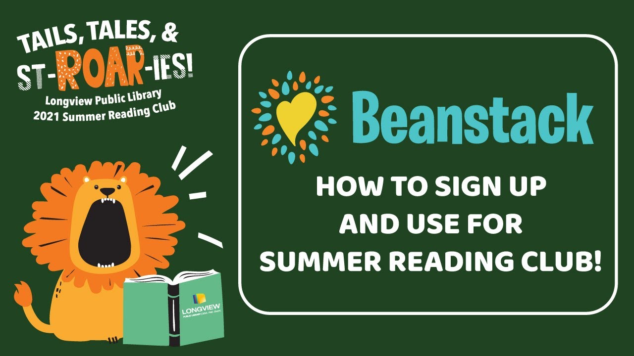 Summer Reading Club 2021 - Using Beanstack