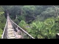 Disney World Animal Kingdom WILD AFRICA TREK Walking Across The Alligator Rope Bridge HD