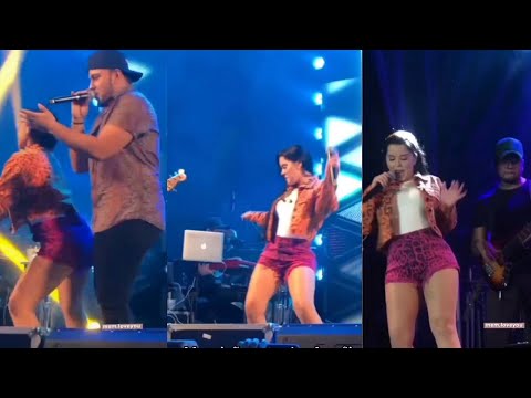 MARAISA DANÇANDO COM JHON AMPLIFICADO EM SHOW  MACAE RJ  MAIARA E MARAISA