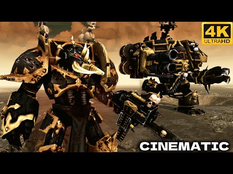 WARHAMMER 40K CINEMATIC BATTLE - Chaos Space Marines vs Tau Empire [4K, Cinematic]