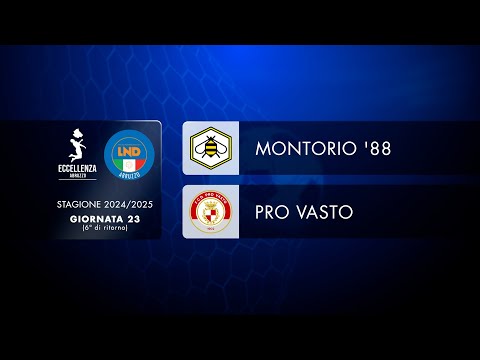 Eccellenza Abruzzo 23° giornata | Montorio '88 - Pro Vasto (2-1)