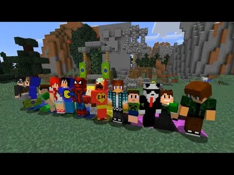 One of the biggest crossover of minecraft youtubers......