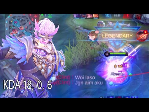 AGGRESSIVE GUSION 18 KILLS NO DEATH | GUSION GAMEPLAY | MLBB