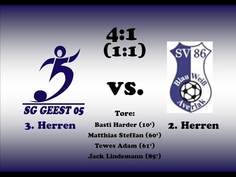 Highlights SG Geest 05 III vs. SV Blau-Weiss 86 Averlak II - 15.11.2015