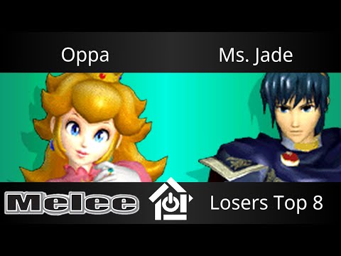 Golden Daze 2017 - Oppa (Peach) vs Ms. Jade (Marth) - Melee Losers Top 8