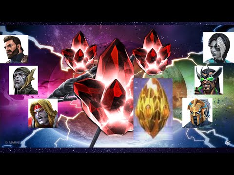 5 star basic & 5 star CHAOS Crystal opening- Marvel contest of champion