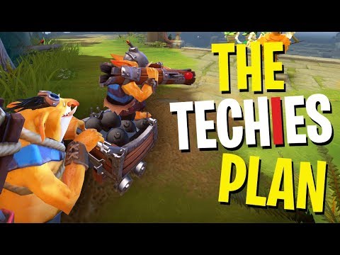 The Techies Plan - DotA 2 Funny Moments