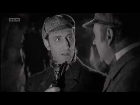 Basil Rathbone as Sherlock Holmes in The Hound of the Baskervilles (TCM trailer, December 2017)