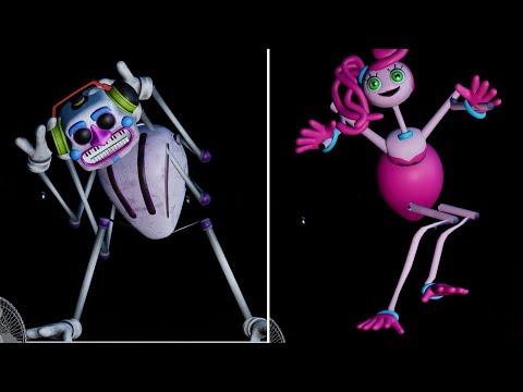 DJ Music Man transforms into Mommy Long Legs & eats Gregory - Poppy Playtime 2: Security Breach