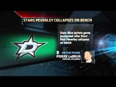 Stars' Rich Peverley Collapses On Bench