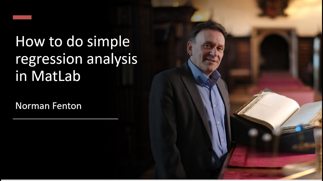 How to do simple regression analysis in MatLab