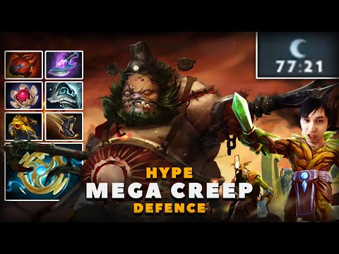 CRAZY FIGHTS & 35 MINS OF MEGA CREEPS (SingSing Dota 2 Highlights #2213)