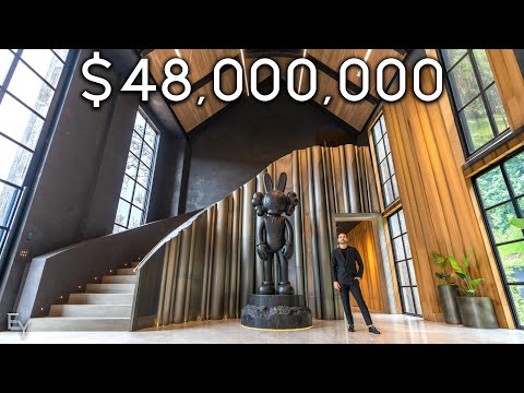 Inside a $48,000,000 Beverly Hills "MODERN BARNHOUSE" Filled with Expensive Art
