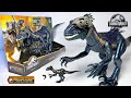 NEW Track N Attack Indoraptor with Tracking Gear! Jurassic World Dino Trackers!