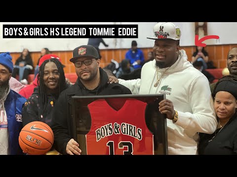 Boys & Girls HS Retire Tommie Eddie #13 Jersey