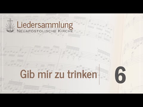 🎵 Alte Chormappe🎵 CM 6 - Gib mir zu trinken