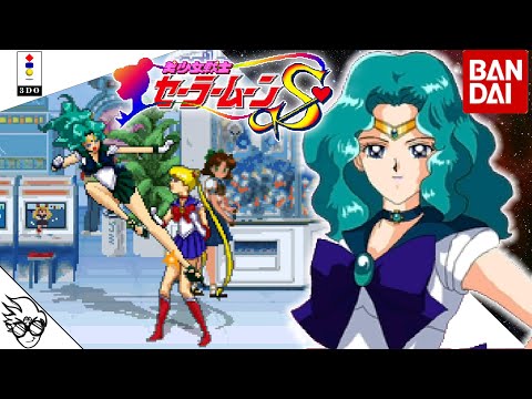 Pretty Soldier Sailor Moon S (3DO / 1995) - Sailor Neptune [Playthrough/LongPlay]