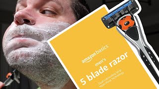 Amazon Basics mens 5 blade razor review