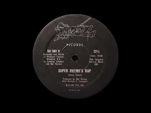 Jimmy Spicer - Super Rhyme's Rap ( Dazz Records 1980 )