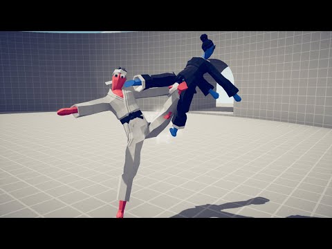 KICKBOXER vs 24 ABILITY UNITS - TABS - Totally Accurate Battle Simulator