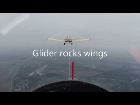 Glider and Tow Plane Signal Demonstration