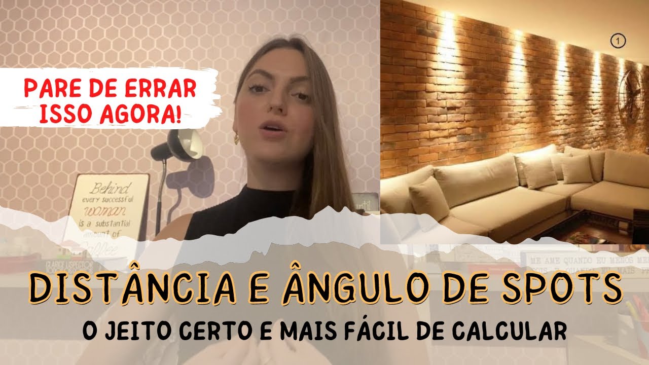 Spots: distância, ângulo e quantidade