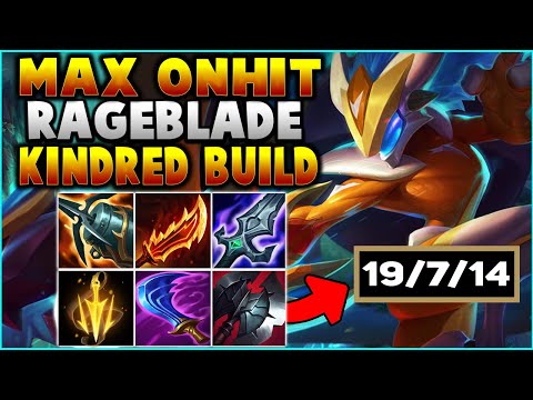 This Max Onhit kindred Build Melts Hp Bars Like No Other! Rageblade Kindred Is Gross!