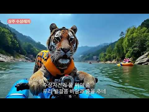 2025 AI 미디어 융합 창작 콘텐츠 공모전 입상작(호랑이와 떠나는 상주여행)