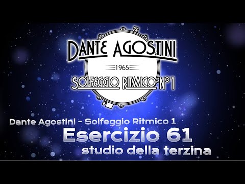 Dante Agostini - Solfeggio Ritmico N°1 - Esercizio  61