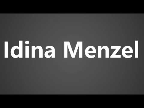 How To Pronounce Idina Menzel