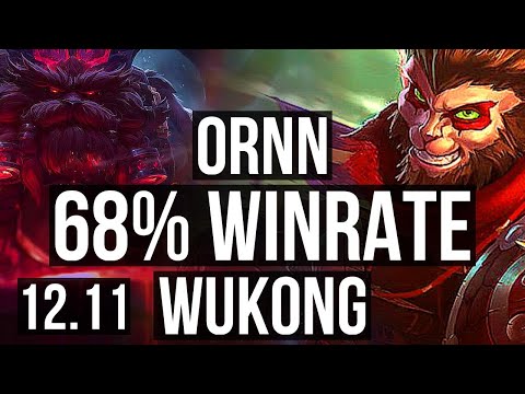 ORNN vs WUKONG (TOP) | 68% winrate, 3/2/13 | EUW Diamond | 12.11