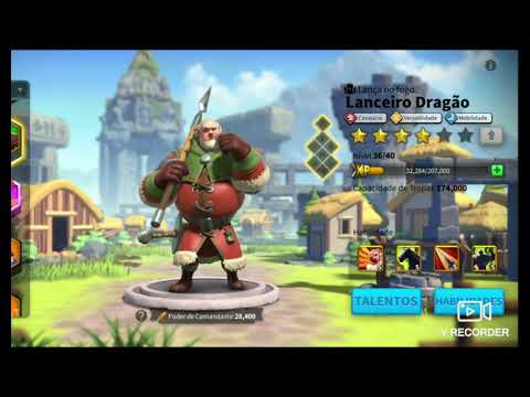 Comandantes iniciais - Rise of Kingdoms!