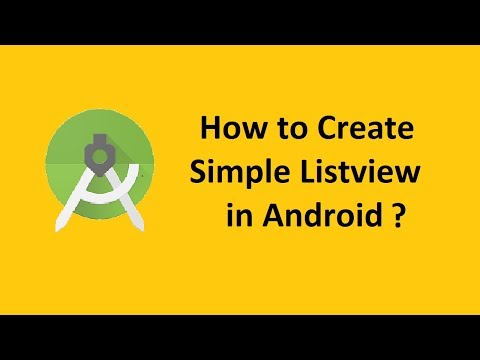 Simple ListView | Android | Android Studio