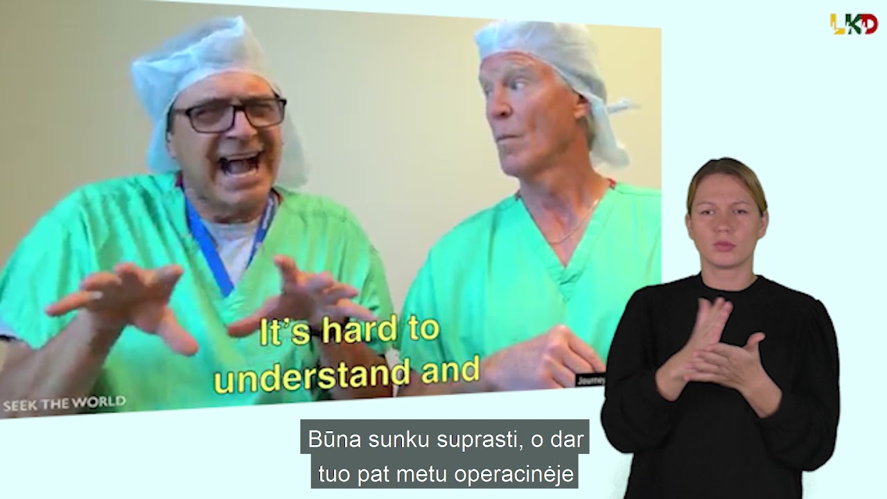 Broliai įveikė kalbos barjerą operacinėje
