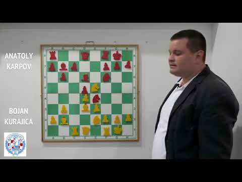 VM Ante Šarić kometariše partije VM Bojana Kurajice- Karpov,Tilburg 94'
