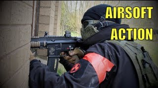 preview picture of video 'Airsoft War CQB Action Scoutthedoggie in England'