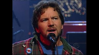 &quot;Masters of War&quot; - Pearl Jam | Songs That Inspired Fahrenheit 9/11 | David Letterman, 9/30/2004