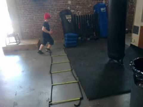 Boxing Gym Justin Fortune Foot Work Training