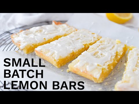 Small Batch Lemon Bars for Two