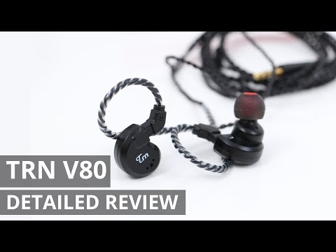 TRN V80 - Quad Driver IEM - 2 Balanced Armature 2 Dynamic Driver - REVIEW