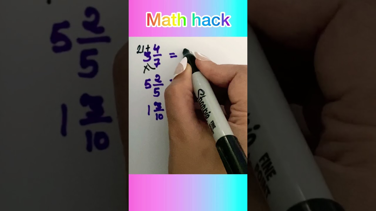 Fascinating math hack! #mathematics #mathtricks #viral #shorts#trending