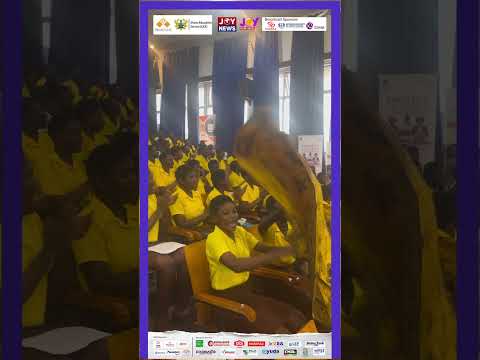 THE HOLY CHILD ENERGY IS HERE!Holy Child SHS brings the vibes to the Main Auditorium #NSMQ2026