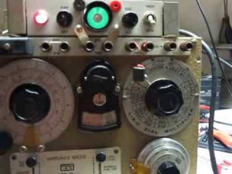 ESI Impedance Bridge Model 250 C1  Operating Instruction Note