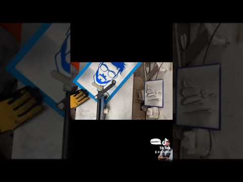 Bead roller Barber head metal art