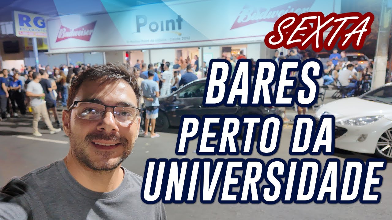 Bares de Catalão na Avenida Dr. Lamartine numa sexta a noite