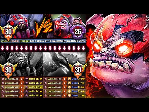 [Immortal Bracket] How 11Winstreaks Pudge Destroys Grandmaster Broodmother Mid | Pudge Official